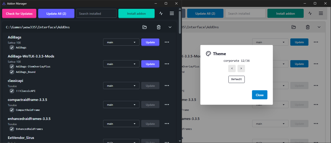 Git-Based Addon Manager